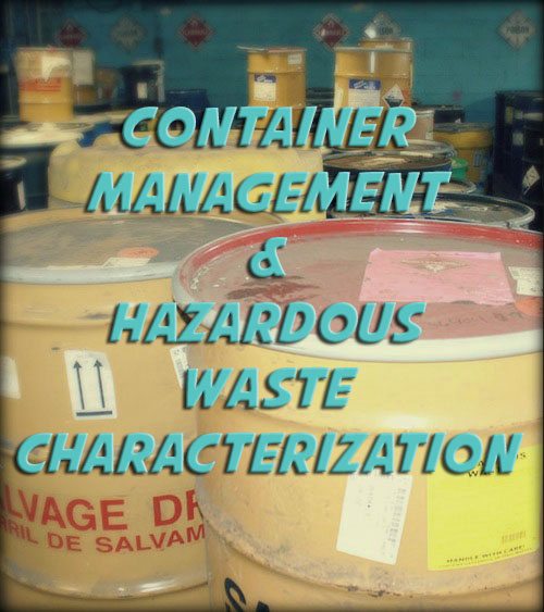 Container Management Hazardous Waste Characterization Heritage